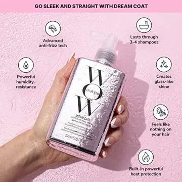 COLOR WOW Long-Lasting Blowout Bundle- Blowouts that last for days| Go big with XTRA LARGE Volumizer and go frizz-free with DREAM COAT anti-frizz spray| heat protection
