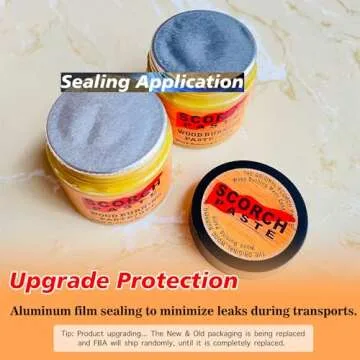 Scorch Paste - Wood Burning Paste, Wood Burning Gel for Crafting & Stencil Wood Burning, Accurately & Easily for Do-it-Yourself Arts, Wood, Canvas & More - 3 OZ