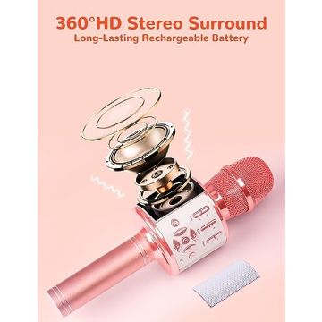 Amazmic Karaoke Microphone – Best Singing Gift!