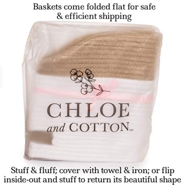 Chloe and Cotton Stylish Storage Baskets for Home Organization