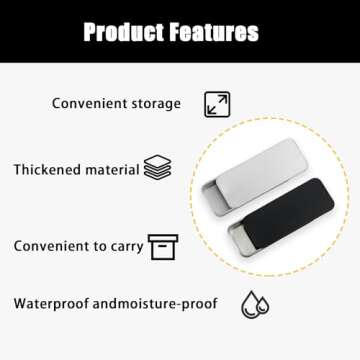 3 PCS Mini Metal Iron Box Set for Easy Organizing