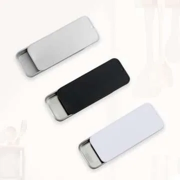 3 PCS Mini Metal Iron Box Set for Easy Organizing