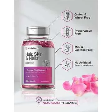 Horbäach Hair Skin and Nails Vitamins for Radiance