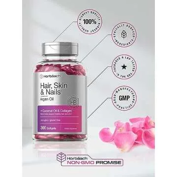 Horbäach Hair Skin and Nails Vitamins for Radiance