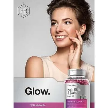 Horbäach Hair Skin and Nails Vitamins for Radiance