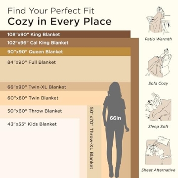 Bedsure Fleece Blanket - Cozy Elegance for All Occasions