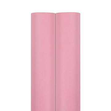 JAM Paper Matte Gift Wrap in Light Baby Pink for Every Occasion