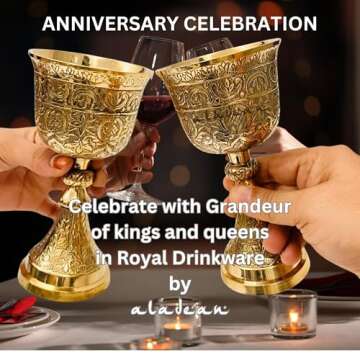 ALADEAN Vintage Chalice | Royal King Arthur Goblet