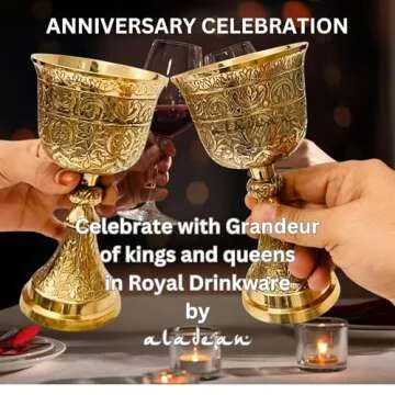 ALADEAN Vintage Chalice | Royal King Arthur Goblet