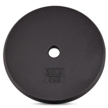 Durable Yes4All Cast Iron Weight Plates for Strength Training