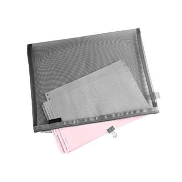 Topfinder Clear Mesh Bags Set for Makeup & Storage Solutions