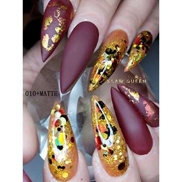 AIMEILI Gel Nail Polish - 21 Days High Gloss Red Vixen