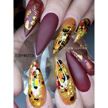 AIMEILI Gel Nail Polish - 21 Days High Gloss Red Vixen