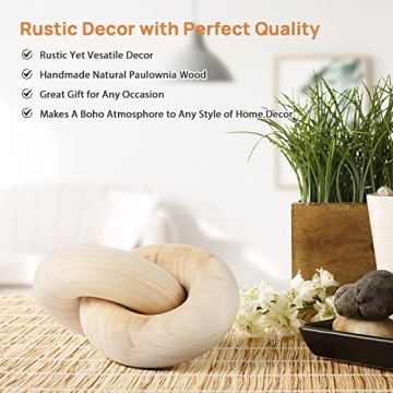 Handmade Wooden Chain Decor for Elegant Home Styling