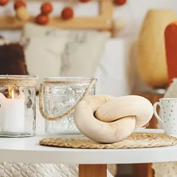 Handmade Wooden Chain Decor for Elegant Home Styling