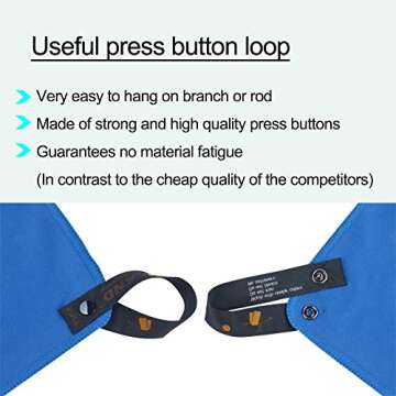 SUNLAND Microfiber Sports Gym Towels - Quick Drying