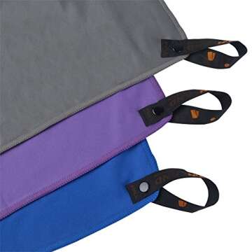 SUNLAND Microfiber Sports Gym Towels - Quick Drying