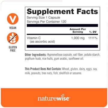 NatureWise 1000mg Vitamin C Capsules - Immune Support