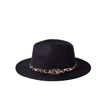Chic Nakiwi Women's Wide Brim Fedora Panama Hat