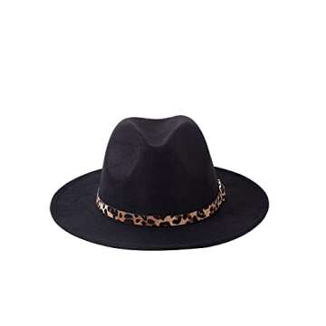 Chic Nakiwi Women's Wide Brim Fedora Panama Hat