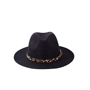 Chic Nakiwi Women's Wide Brim Fedora Panama Hat