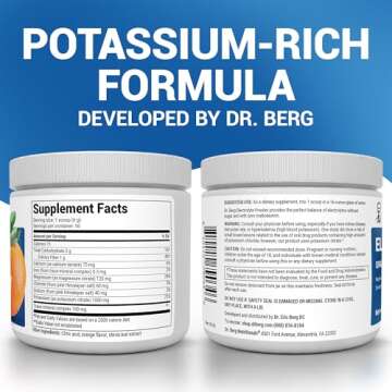 Dr. Berg Zero Sugar Hydration Keto Electrolyte Powder - Enhanced w/ 1000 mg of Potassium & Real Pink...