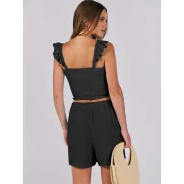 Stylish ANRABESS Women's 2 Piece Summer Set for Beach