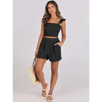 Stylish ANRABESS Women's 2 Piece Summer Set for Beach