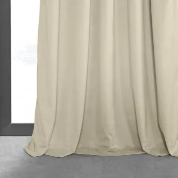 Elegant HPD Half Price Velvet Blackout Curtain for Home