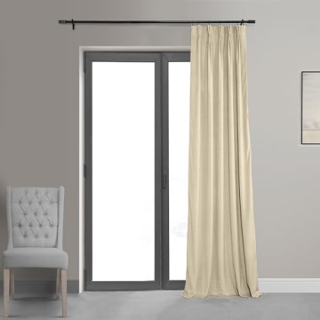 Elegant HPD Half Price Velvet Blackout Curtain for Home
