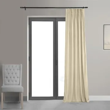 Elegant HPD Half Price Velvet Blackout Curtain for Home