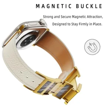 Luxury Leather Magnetic Band for Apple Watch Ultra Series