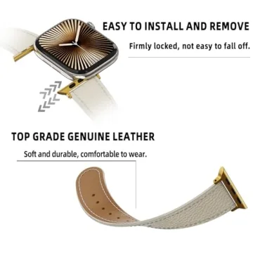 Luxury Leather Magnetic Band for Apple Watch Ultra Series