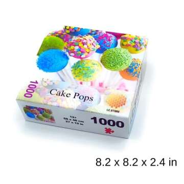 I.C.STORE - Cake Pops - Puzzle - 1000 Piece Jigsaw Puzzle - Puzzle 1000 Pieces - Puzzles for Adults 1000 Piece - Jigsaw Puzzles - 1000 Pieces Puzzle (Colorful) (Cake Pops)