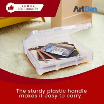 ArtBin Essentials 12x12 Craft Storage Box, Durable Organizer