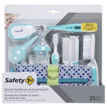 Safety 1st Deluxe 25-Piece Baby Healthcare and Grooming Kit for New Parents