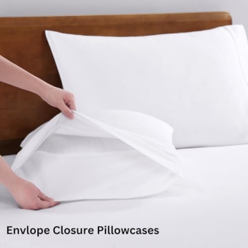 LANE LINEN Organic Cotton Queen Sheet Set - Luxury Sleep