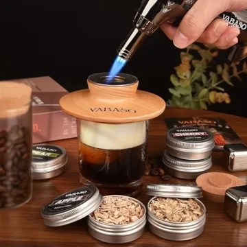 Cocktail Smoker Kit with 6 Wood Chips and Torch