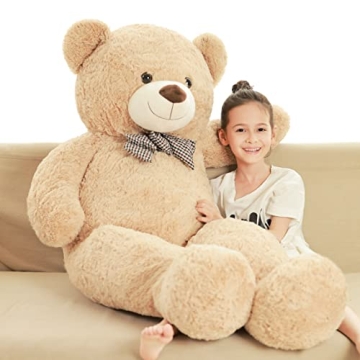 Poutmac 47 Inch Giant Teddy Bear - Adorable Plush Toy for Comfort