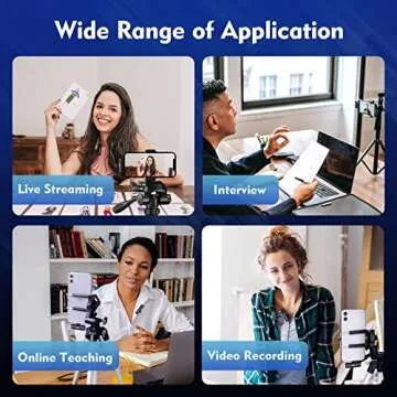 TUTGLOBAL New Mini Wireless Microphone for iPhone iPad Android,Lavalier Microphone for Video Recording,2 Pack iPhone Mic Crystal Clear Recording with USB-C for Podcast Microphone,4 Extra Windscreens