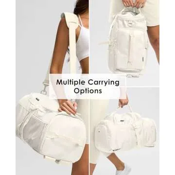 Stylish 30L Gym Backpack with Shoe Compartment