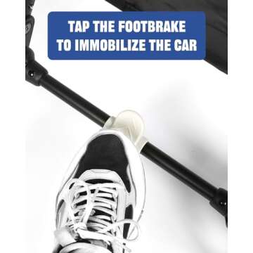 Sturdy 85L Foldable Shopping Cart with Cooler Bag