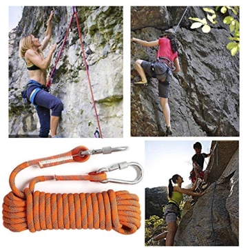 GINEE 10mm Static Safety Rope for Climbing and Rescue