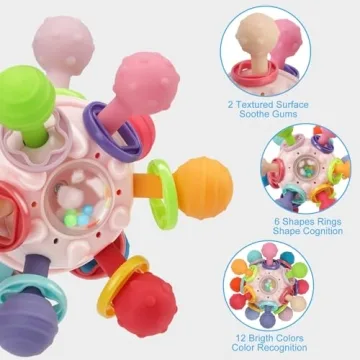 TOHIBEE Baby Montessori Sensory Toy for Infants and Newborns