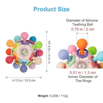 TOHIBEE Baby Montessori Sensory Toy for Infants and Newborns