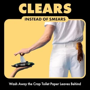 DUDE Wipes - Flushable Wipes - 6 Pack, 288 Wipes - Shea BUTTer Smooth Extra-Large Adult Wet Wipes - Vitamin-E & Aloe - Septic and Sewer Safe