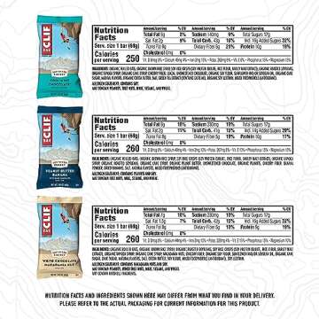 CLIF BAR - Variety Pack - 6 Flavors - Made with Organic Oats - Energy Bars - Non-GMO - Plant Based Protein Bars (16 Pack)
