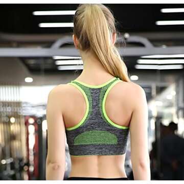 Women's High Impact Pocket Sports Bra Set for Yoga