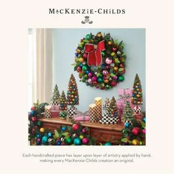 MACKENZIE-CHILDS Granny Kitsch Illuminated Retro Tree, Christmas-Village Tree Decor