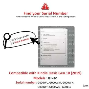 Tacky Design Colorwave Skin for Kindle Oasis Skin Decal, Off-White & Beige Skin for Kindle Stickers, Premium Vinyl 3M Full Wrap for Kindle Skin Covers for (Kindle Oasis (10th Gen, 2019))